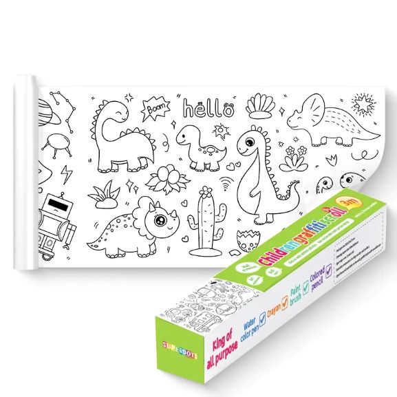 Children graffiti scroll